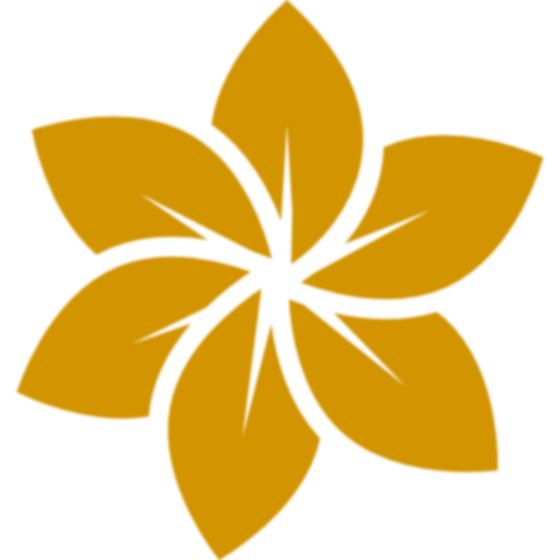 Yellow flower logo